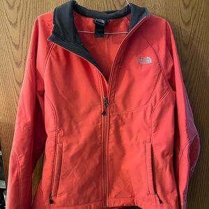 Watermelon North face windbreaker
